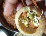 સ્પ્રાઉટ્સ ચાટ દહીંપુરી(Sprouts chat dahipuri recipe in Gujarati) રેસીપી સ્ટેપ2ફોટો