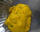 A picture of step 1 of Rice flour chakli.