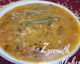 A picture of step 2 of Khatti Moong Dal with Drumsticks.