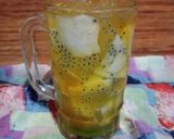 Foto langkah ke 3 dari resep Es Kelapa Rasa Jeruk Manis.