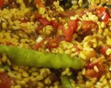 दूधी भोपळा भाजी with मूँग डाळ (dudhi bhopla bhaji moong dal bhaji recipe in marathi) रेसिपी स्टेप 4 फोटो 