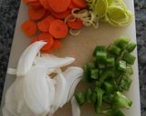 Foto del paso 2 de la receta Merluza en salsa de tomate y chocolate
