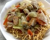 A picture of step 5 of Ajinomarutai Nagasaki Sara Udon.