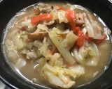 A picture of step 7 of Ajinomarutai Nagasaki Sara Udon.