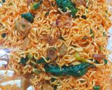 Foto langkah ke 10 dari resep Mie Kering Pedas.