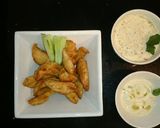 Foto del paso 6 de la receta: Pollo frito con aderezo de albahaca