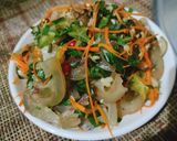 Hình bước làm 3 của món Gân bò trộn