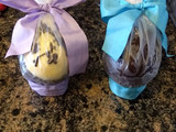 Huevo de Pascua relleno de cheecake. Único riquísimo