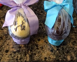 Foto del paso 6 de la receta: Huevo de Pascua relleno de cheecake. Único riquísimo