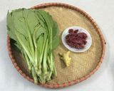 Hình bước làm 1 của món Canh cải cay thịt bò