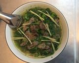 Hình bước làm 3 của món Canh cải cay thịt bò
