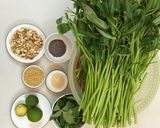 Hình bước làm 1 của món Nộm Rau Muống Mắm Tôm Hải Hậu