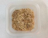 Hình bước làm 1 của món Moi khô Hà Tĩnh rang 