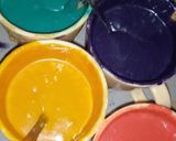 A picture of step 8 of Rainbow cake.
