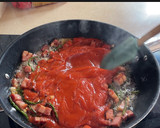 Foto del paso 3 de la receta: Macarrones con bacon y espárragos verdes