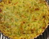 A picture of step 8 of Leek Quiche.