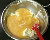 A picture of step 11 of No - bake melon cheese cake.