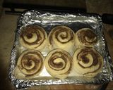 A picture of step 5 of Cinnamon rolls.