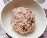 Hình bước làm 1 của món TÔM cuộn trứng bắc thảo