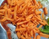 A picture of step 2 of Tikka spring rolls.
