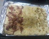 Foto del paso 3 de la receta: Coca de aceitunas, cebolla y bacon 🍞