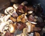A picture of step 2 of Sour Cereal Soup.