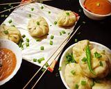 A picture of step 9 of Veg momos.