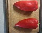 Kápia paprika tekercs recept fázis 1 fotója