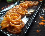 A picture of step 6 of Instant Jalebi.