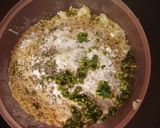 A picture of step 1 of Sabudana vada fingers.