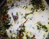 A picture of step 4 of Green Amaranth Leaves Curry | Thotakura.