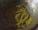 A picture of step 4 of Fish Curry (green).