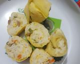 Foto langkah ke 8 dari resep Omurice roll ala fe' for breakfast #maree.