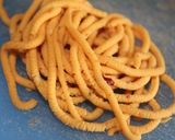 A picture of step 6 of Velluli murukku / Garlic Murukku.
