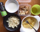 Hình bước làm 1 của món Cua phô mai - ăn dặm