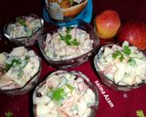 A picture of step 3 of Apple vegi macroni salad🍎ایپل ویجی میکرونی سیلیڈ🍎.