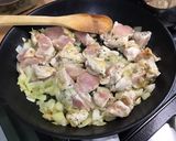 Une image de l'étape 8 de Poulet au citron et poivrons.