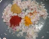 A picture of step 2 of Kadai Paneer Masala.
