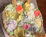 Hình bước làm 6 của món Fruit basket tart and roses