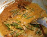 A picture of step 15 of Bhindi curry.