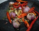 Foto langkah ke 5 dari resep Sate ayam pedas(sambal bakal nampoooll).