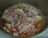 A picture of step 2 of Gobhi Qeema.