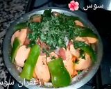 صورة لخطوة 2 من وصفة طاجين بالدجاج مخضر بطاطا حلوة😋👌