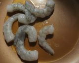 A picture of step 2 of VashBake Shrimp and Grits.
