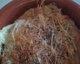 Foto del paso 4 de la receta: Cazuelita de calabacín con York y queso, acompañada de ensalada