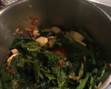 A picture of step 9 of Tuscan Bean and Kale Soup.