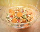 Foto del paso 7 de la receta: Pasta de lenteja roja con verduras y salmón