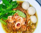 Foto langkah ke 6 dari resep Mie ayam home made + baso tempe.