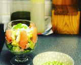 Foto del paso 4 de la receta: Ensalada en vaso con aceite de cilantro