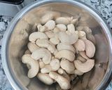A picture of step 2 of Rose Kaju Katli.